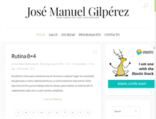 Tablet Screenshot of josemanuelgilperez.com